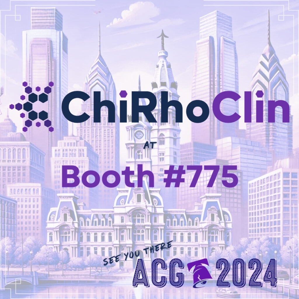 ChIRhoClin at ACG 2024 Flyer